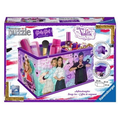Puzzle 3d - girly girls edition - coffret : violetta  Ravensburger    008572